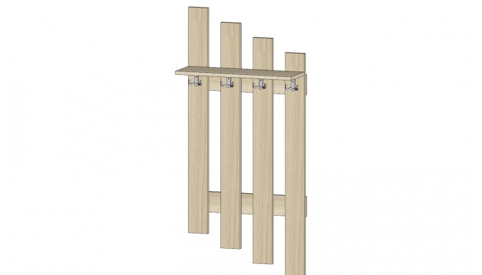 Вешалка настенная Модерн